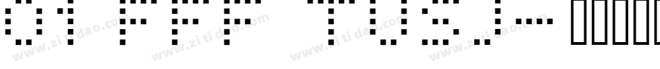 01 FFF Tusj字体转换